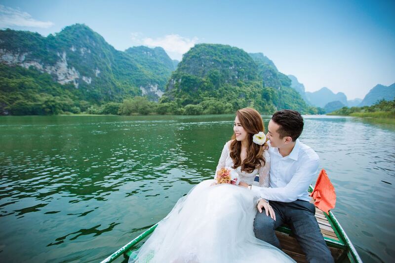 chụp ảnh cưới tại ninh bình
