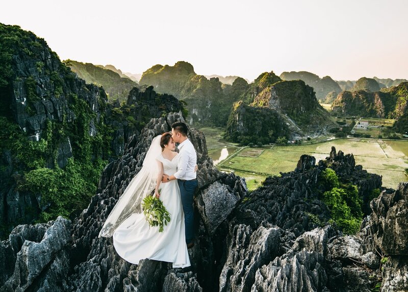 chụp ảnh cưới tại ninh bình