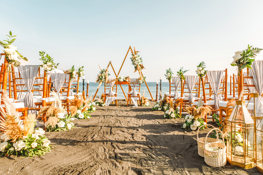 Cổng hoa cưới tự làm (