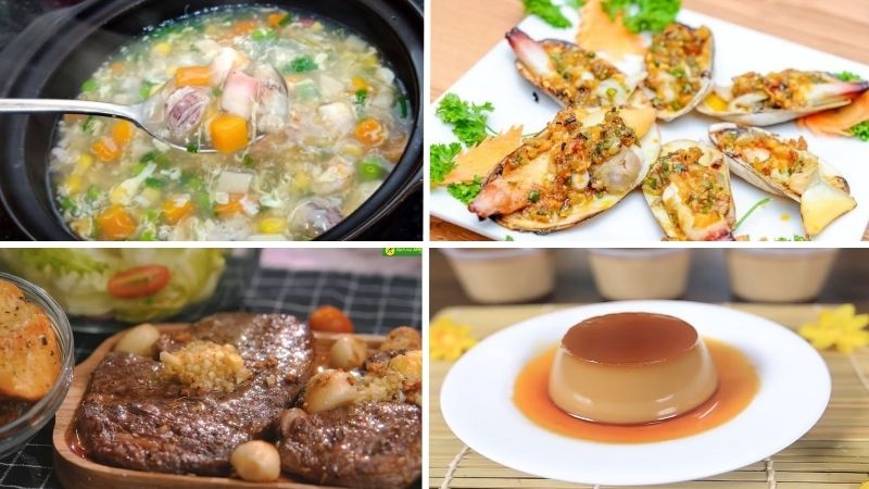 thực đơn đám cưới miền bắc