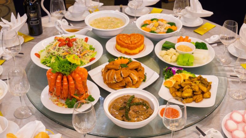 thực đơn đám cưới miền bắc