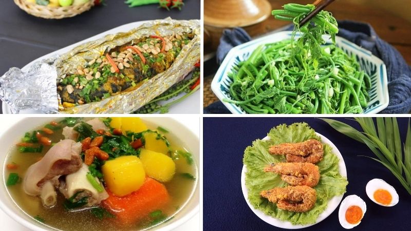 thực đơn đám cưới miền bắc