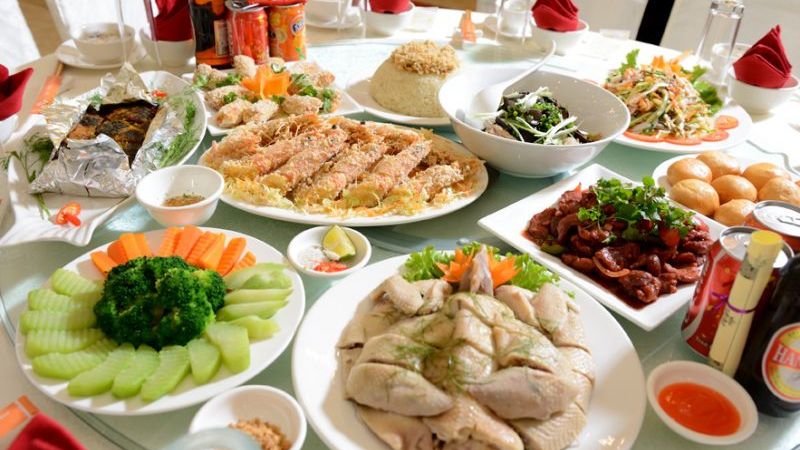 thực đơn đám cưới miền bắc