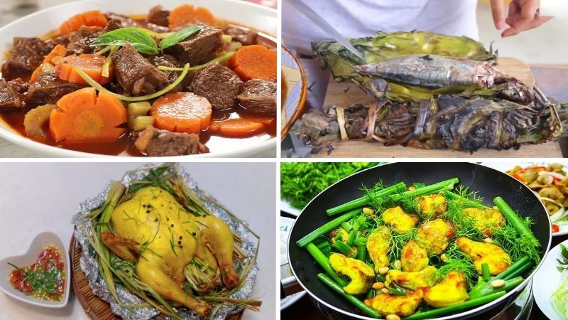 thực đơn đám cưới miền bắc