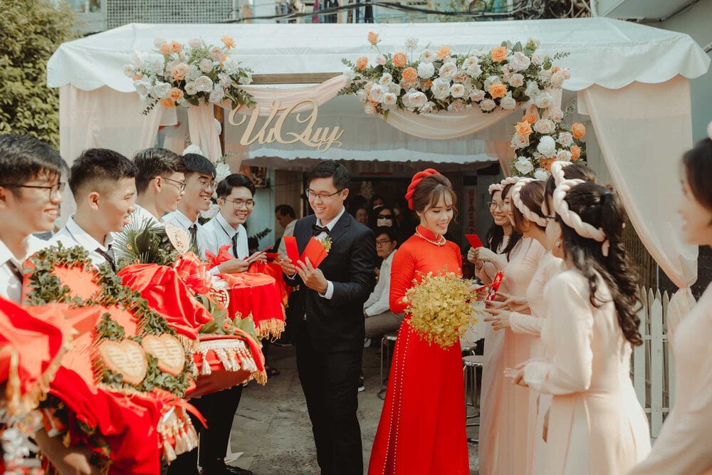 Trình tự lễ rước dâu miền Nam